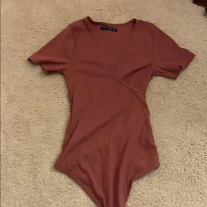 Abercrombie & Fitch Wrap Bodysuit